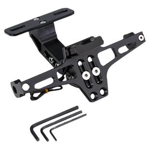 适用于贝纳利追600 赛600 SRK600改装后牌照架铝合金短尾架车牌架