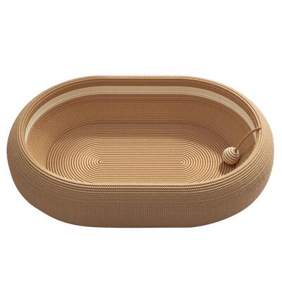 剑麻猫抓板窝耐磨不掉屑猫抓窝猫爪板猫抓盆猫咪磨爪抓板猫窝一体