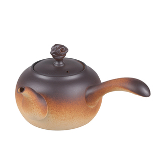 耐高温陶土烧水壶泡茶围炉煮紫砂陶泥侧把壶电炭炉大容量明火户外