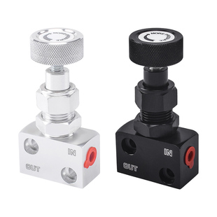 改装刹车比例阀汽车旋转式液压漂移手刹刹车分配阀带2接头 可调节