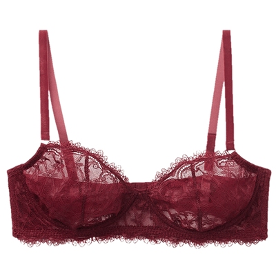 Intimissimi意舒漫时尚本命年安哥拉红蕾丝无衬垫文胸RBD2569