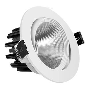 射灯LED天花灯嵌入式超亮COB家用孔灯筒灯3W5W7W9W12W18W商用聚光