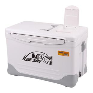 恒冠新款海钓保温箱20/26L多功能轻便路亚钓鱼箱矶钓可坐竿插070