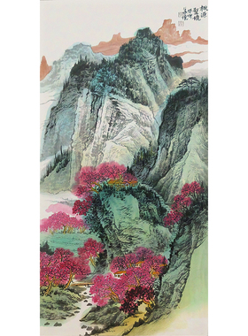 十兰山水国画手绘真迹孤品仅一张