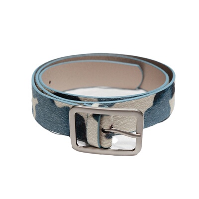 Darkblue男女迷彩合金休闲腰带