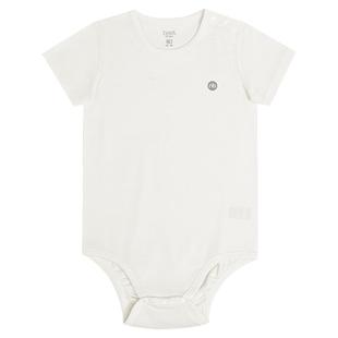 Nest Designs婴儿包屁衣和尚衣短袖有机棉连体衣宝宝家居服2件装