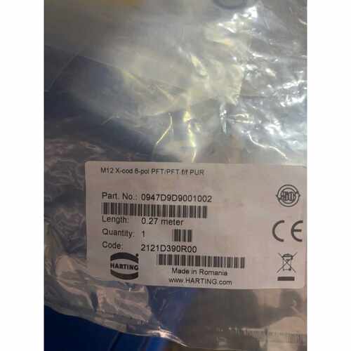 M12X-cod8-pol哈丁连接器 HARTING 工业接口 信号传输 圆形插头