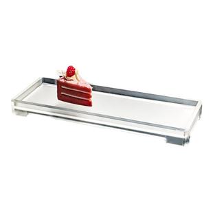 窄长型日式细长长方形碟塑料小托盘甜品蛋糕盘子寿司盘长条高级感