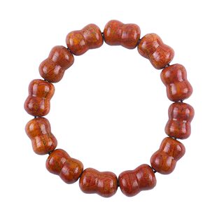 正宗泗滨砭石空竹手链天然泗水红砭石手串调理手腕舒筋通络促循环