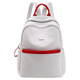 真皮双肩背包女新款时尚双肩大容量学生书包轻便女士旅游电脑包潮