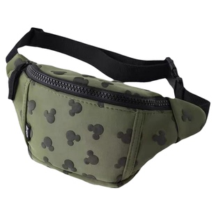 2026新款儿童包 米奇米老鼠卡通印花腰包 洋气胸包时尚斜挎零钱包