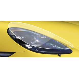 适保时捷帕拉梅拉 卡宴Macan 718 911Taycan大灯中柱门槛条保护膜