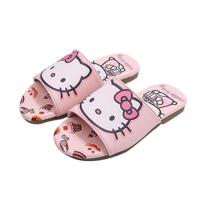 女童Kitty防滑软底室内外凉鞋