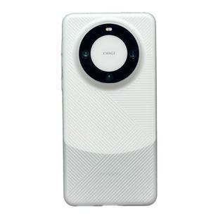 几何纹理磨砂手机壳适用于华为mate60全包保护套轻薄mate60pro防滑简约pc硬壳半透明波纹防摔不沾指纹