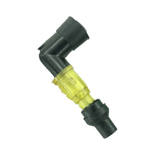 男士125摩托车高压帽闪光火花塞帽烟杆弯头三轮车弯梁车110通用件