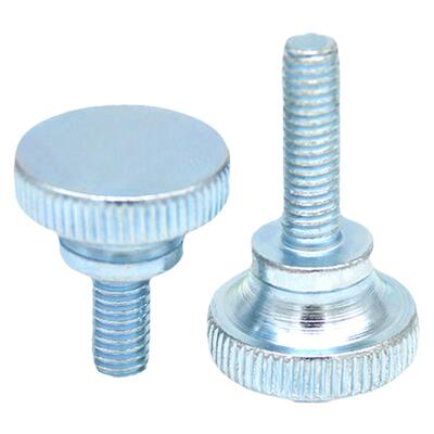 高头滚花双层手拧螺丝