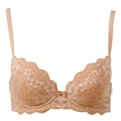 水袋蕾丝黛安芬文胸聚拢