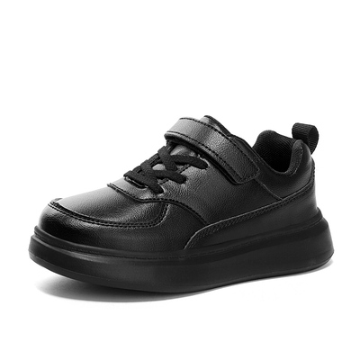 奥特莱斯折扣男童皮鞋黑色儿童鞋子男女童演出小黑鞋中大童学生鞋