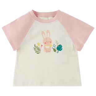 儿童夏装短袖t恤一岁童装休闲幼童女童夏季女宝宝薄款2男童上衣夏