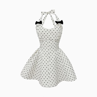 Lazy Didi人间梦露 矜贵挂脖收腰千金蓬蓬裙纯欲风显瘦连衣裙短裙