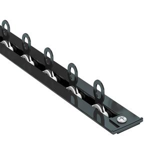 窗帘杆内嵌轨道款滑轮导轨静音隐形嵌入式弯轨吊顶内开窗u型L超薄