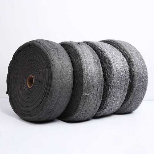 钢丝棉大卷钢丝绒铁棉花石材抛光棉玻家具翻新玻璃清洁除污0000#