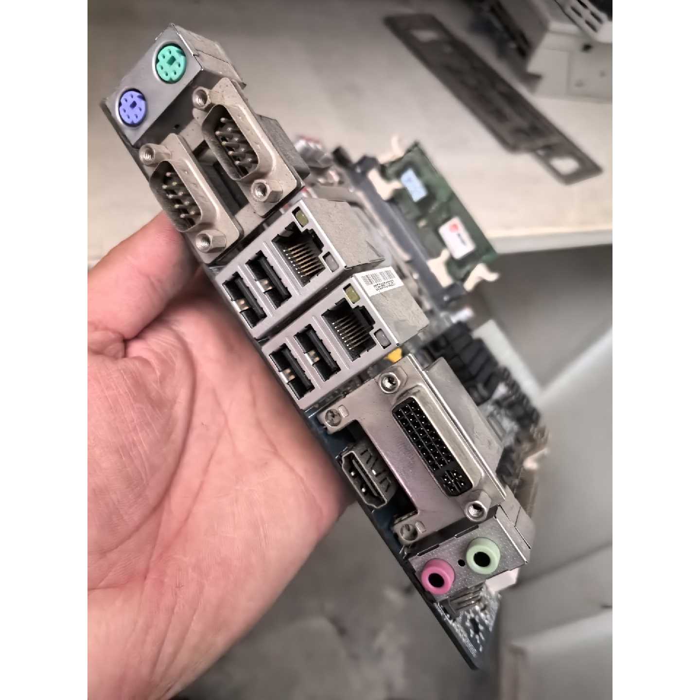 议价h61工控主板，双千兆网口，17*17尺寸，5个sata口，