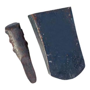 锄头尖塞子夹子扁垫家用锄头固定安装锄头垫老式锄头铁块锄头柄塞
