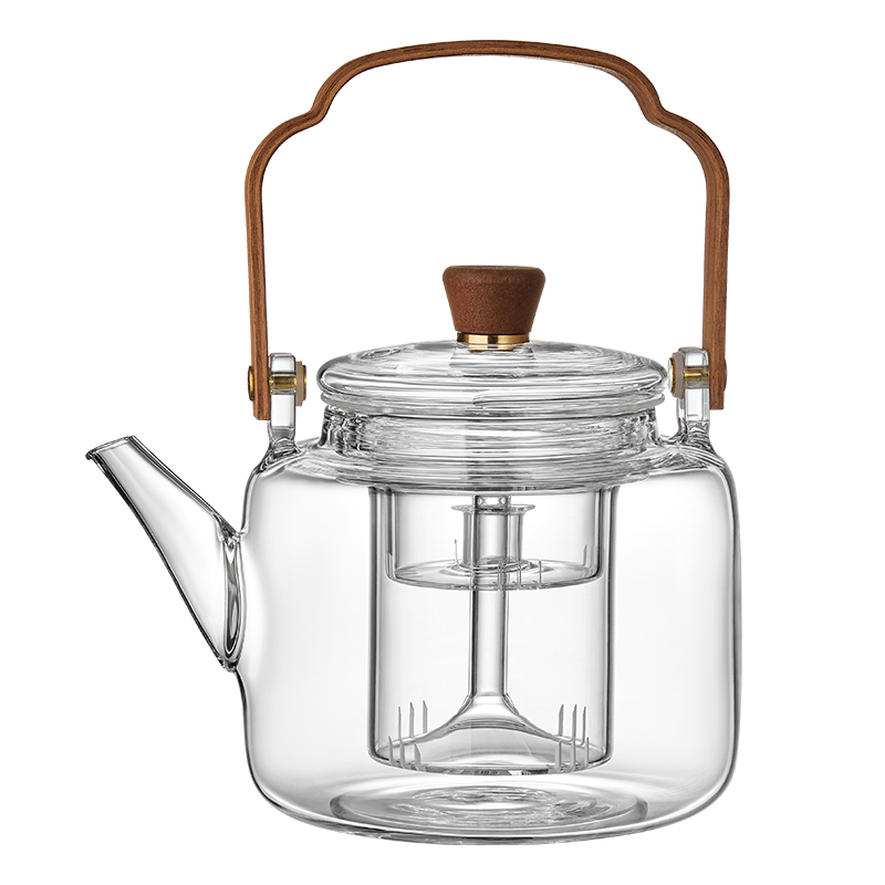 忆壶茶煮茶壶提梁玻璃烧水壶电陶炉套装新款耐高温泡茶壶蒸煮茶器