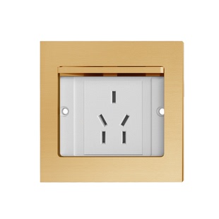 86型纯平开关插座面内嵌式净水器地插座隐形嵌入式大理石地插插座