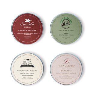 唯舍巴拿马翡翠庄园日晒红标瑰夏精品手冲咖啡豆30g小罐装合集