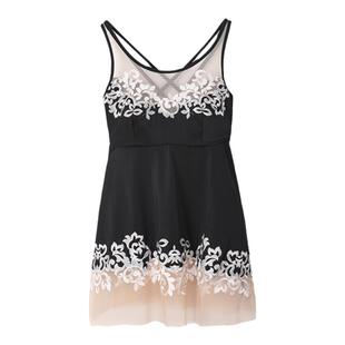 安莉芳outlets显瘦遮肉裙装泳衣夏季沙滩分体性感蕾丝刺绣游泳衣