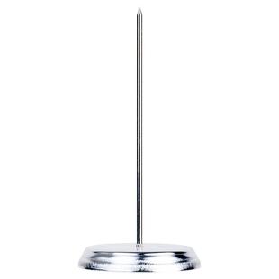 得力0241传票叉金属票据插针收纳单据凭证财务发票后厨餐厅插针桌面叉纸针