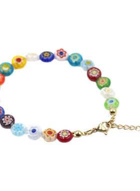 mona张绮贤同款彩色ins小众花朵