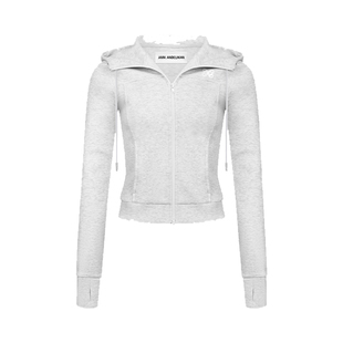 ANN ANDELMAN25秋冬女士修身连帽运动上衣卫衣银泰百货 301286