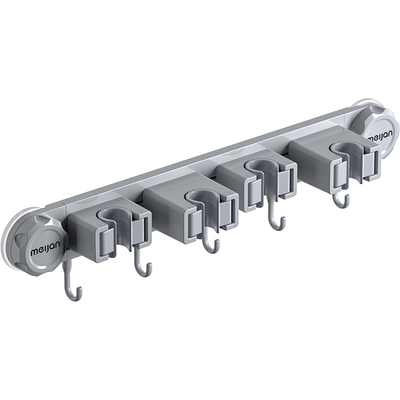 吸盘拖把壁挂夹免打孔收纳神器