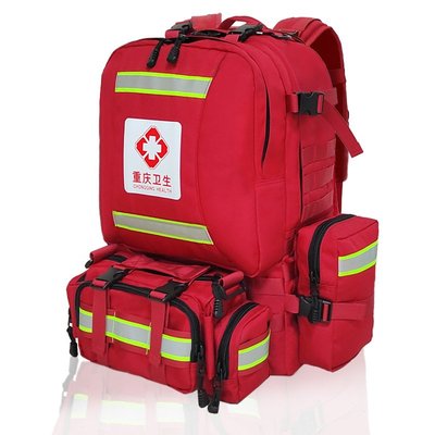 15单人救援背囊卫生应急携组合式双肩包救灾包便携式模块救援行装