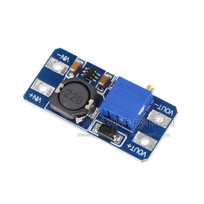 2a升压板 DC-DC升压模块 宽压输入2/24V升5/9/12/28V可调 MT3608