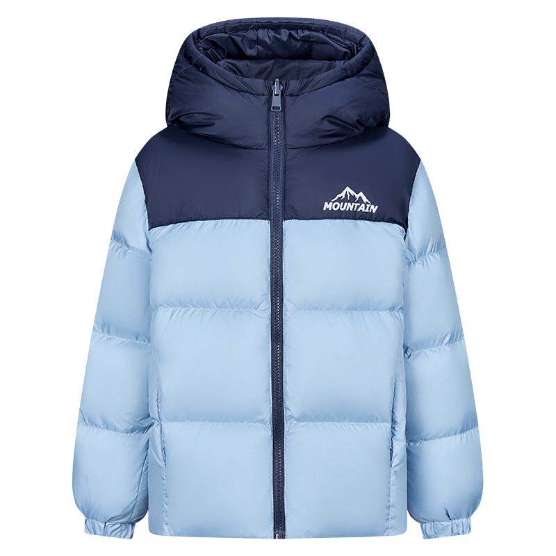 雪中飞童装儿童羽绒服男女童两面穿秋冬季新款保暖加厚面包服外套