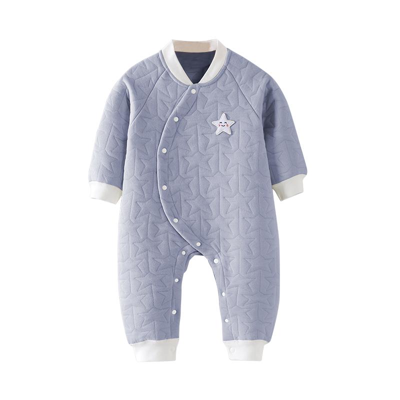 衣服春秋夹棉保暖秋季连体衣套装