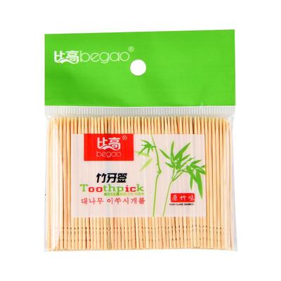 支装比高单头环保便携竹制牙签
