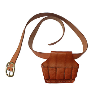 电工皮带头层牛皮工具包电工腰带皮套钳套 电工五联皮三联皮五联