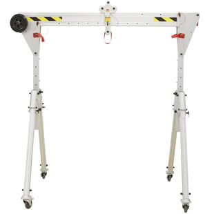 晋阳湖铝合金龙门架可折叠随车小型1吨升降消防救援起重龙门吊机