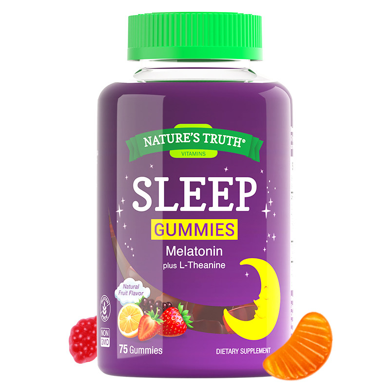 自然之珍褪黑素sleepwell退黑素安瓶软糖 退黑色素睡眠片褪黑色素