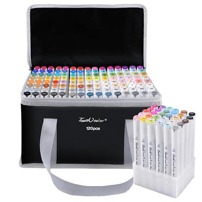 touch120色进口弹性软头马克笔