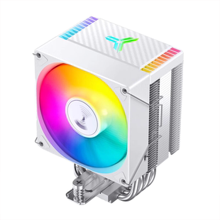 乔思伯CR1400 EVO电脑CPU散热器风扇白色ARGB台式四热管塔式风冷