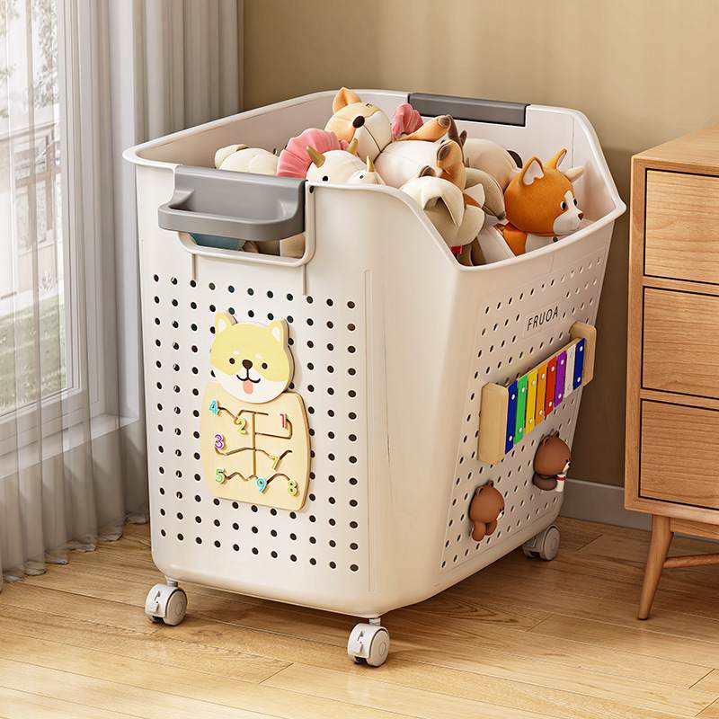 儿童玩具收纳筐大容量宝宝毛绒玩具零食积木储物箱箱玩偶家用收纳