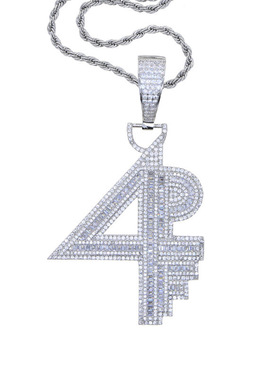 Mr.Bling混镶大号LilBaby吊坠