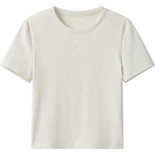 播商场同款航海系修身短袖T恤女春夏气质上衣BDS1YD1572