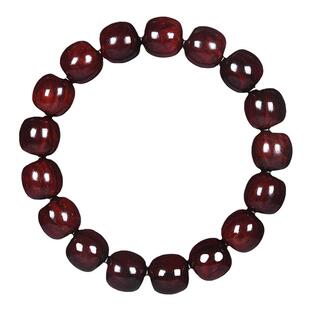 印度小叶紫檀手串老型珠男盘玩佛珠情侣手链绿松石手持桃木手捻